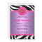 Purple and Pink, Zebra, Girl Baby Shower