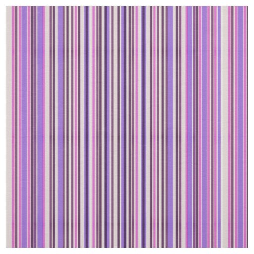 Purple and Plum Stripe Fabric