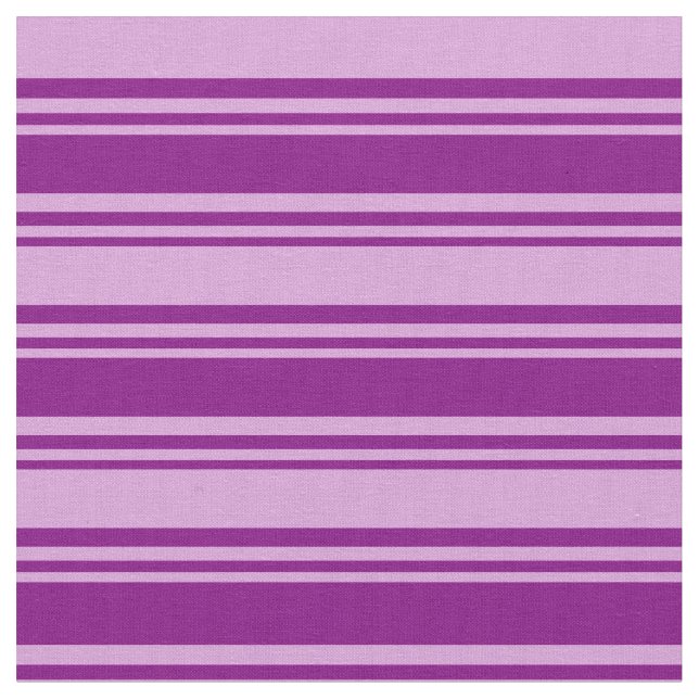 Purple and Plum Stripes/Lines Pattern Fabric (Close Up)