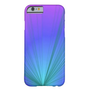 Purple and Powder Blue Design Barely There iPhone 6 Case