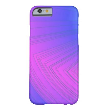 Purple and Powder Blue Design Barely There iPhone 6 Case