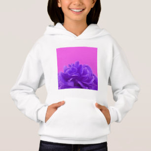 Purple and Raspberry Floral Hoodie