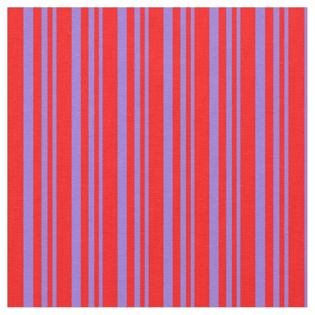 Purple and Red Colored Stripes Fabric (Close Up)