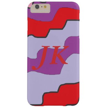 Purple And Red Modern Abstract Phone Case by Everything_Grandma at Zazzle