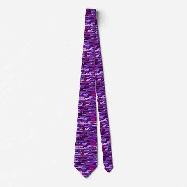 Purple and Red Necktie (Front)