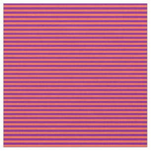 Purple and Red Pattern of Stripes Fabric