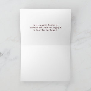 Purple and Rose Gold Happy Anniversary Card