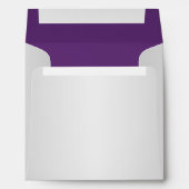 Purple and Silver A7 Envelope fits 5"x7" Sizes (Back (Bottom))