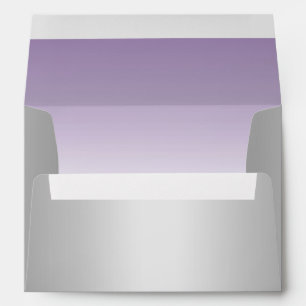 Purple and Silver Envelope