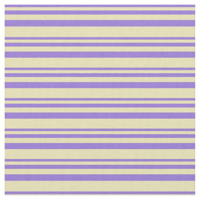 Purple and Tan Colored Stripes Pattern Fabric (Close Up)