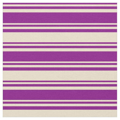 Purple and Tan Stripes/Lines Pattern Fabric