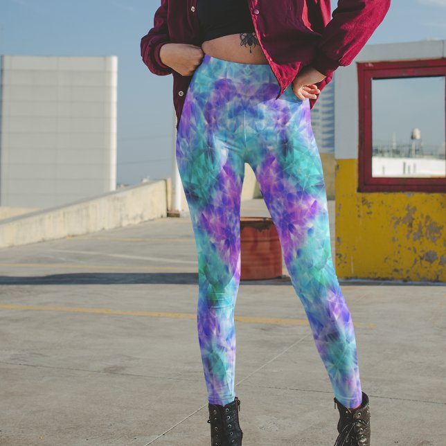 Purple and Teal Crystal Leggings – Pretty (Creator Uploaded)