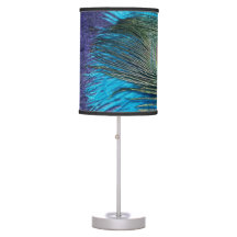Purple and Teal Peacock