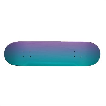 Purple And Teal Skateboard Deck by Comp_Skateboard_Deck at Zazzle