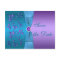 Purple and Turquoise Floral Save the Date