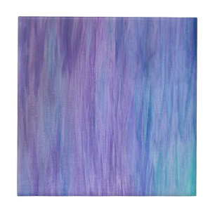 Purple and Turquoise Fusion Tile