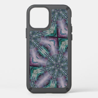 Purple and Turquoise Green scifi modern Speck iPhone 12 Case