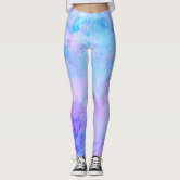 Colorful, Crazy, Trendy, Bold Abstract Watercolor Leggings