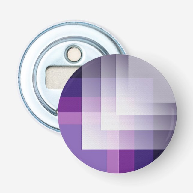 Purple and white bottle opener (Front)