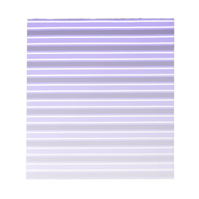 Purple and white candy stripes notepad (Front)