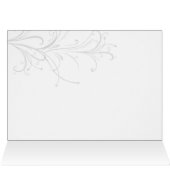 purple and white Chic Business Thank You Cards (Inside Horizontal (Top))