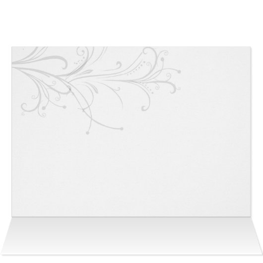 purple and white Chic Business Thank You Cards (Inside Horizontal (Top))