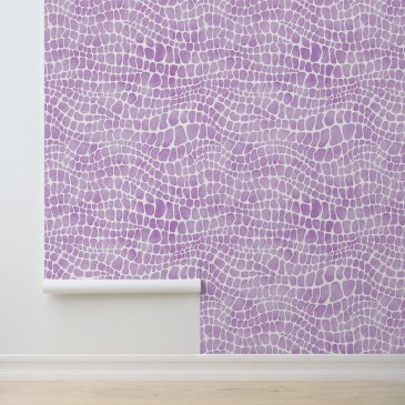 Purple and White Crocodile Skin Pattern