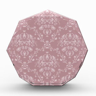 Purple and White Damask Award