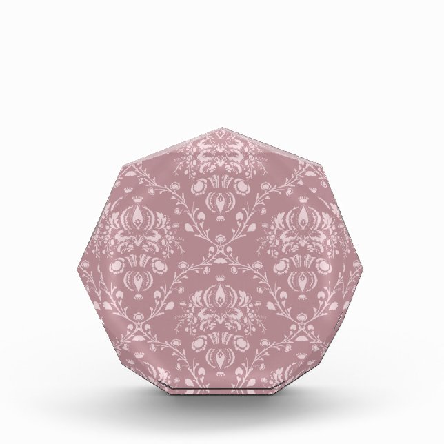 Purple and White Damask Award (Front)