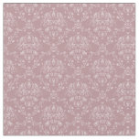 Purple and White Damask Fabric