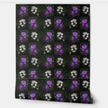 Purple and White Floral