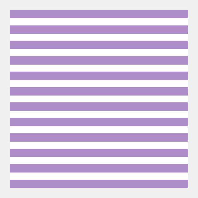 Purple and white horizontal striped pattern  (Front)