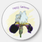 Purple and White Iris Wireless Charger (Front)