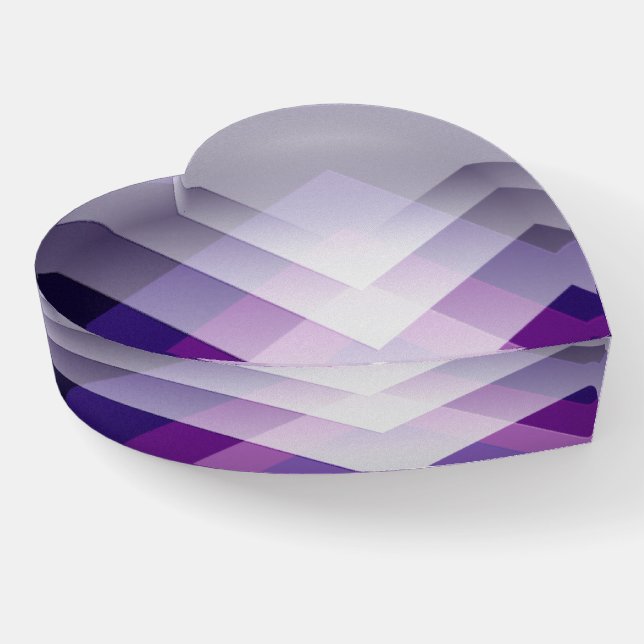 Purple and white paperweight (Angled)