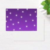 Purple and White Stars, Pattern. (Desk)