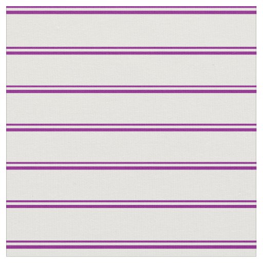 Purple and White Stripes/Lines Pattern Fabric