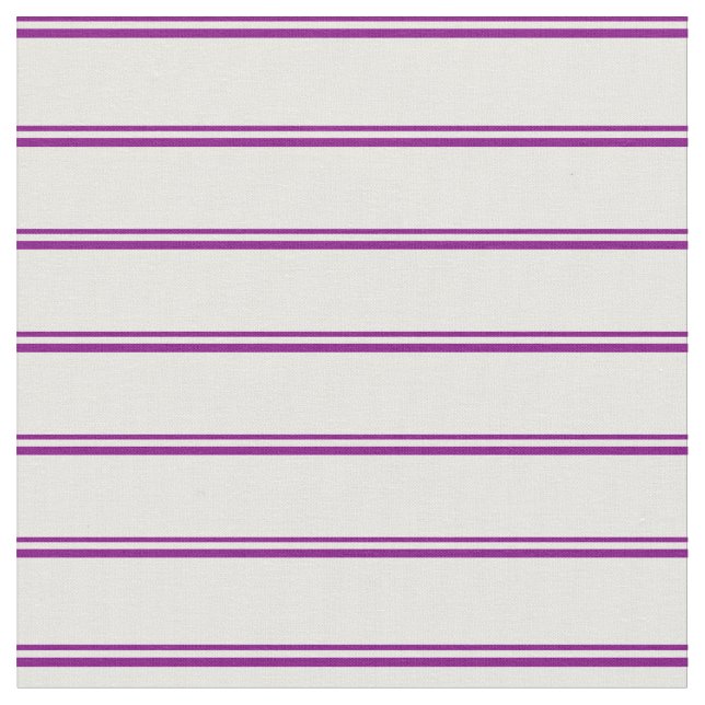 Purple and White Stripes/Lines Pattern Fabric (Close Up)