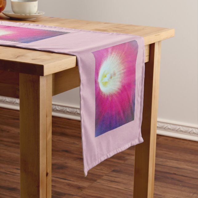 Purple and White Table Runner (In Situ)