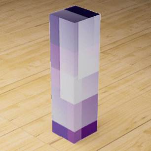 Purple and white wine box