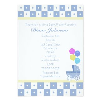 Purple And Yellow Baby Shower Invitations 5