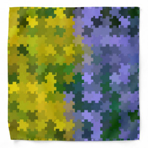 Purple and Yellow   Bandana