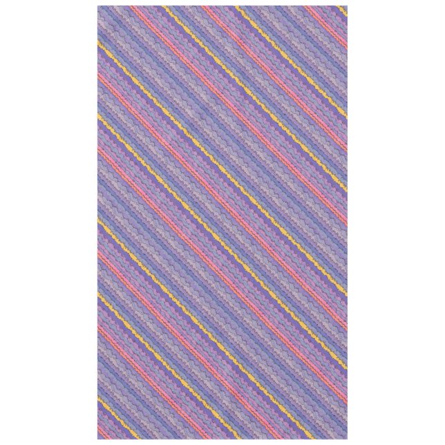 Purple and Yellow Canyonlands Tablecloth (Front)