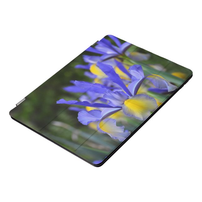 Purple and Yellow Iris iPad Pro Cover (Side)
