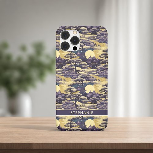 Purple and Yellow Japanese Scenery Case_Mate iPhone 14 Plus Case