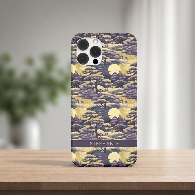 Purple and Yellow Japanese Scenery Case-Mate iPhone Case (Purple and Yellow Japanese Scenery Case-Mate iPhone Case)