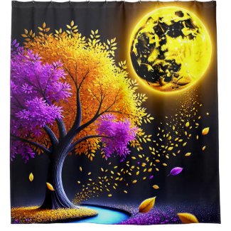 Purple and Yellow Leaves