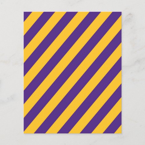 Purple and Yellow Striped Scrapbook Paper