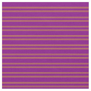Purple and Yellow Stripes Fabric