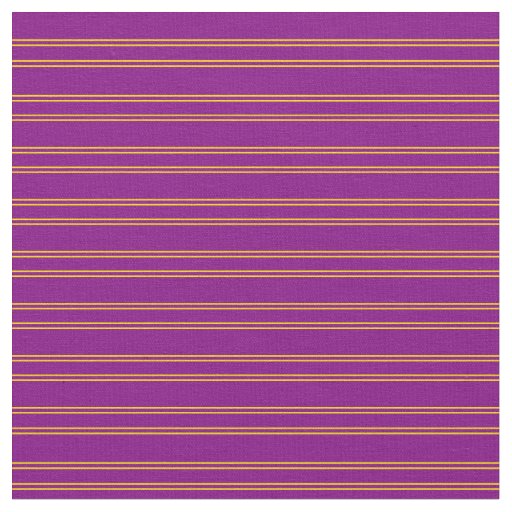 Purple and Yellow Stripes Fabric
