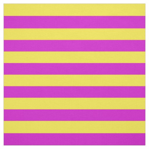 Purple and Yellow Stripes Fabric